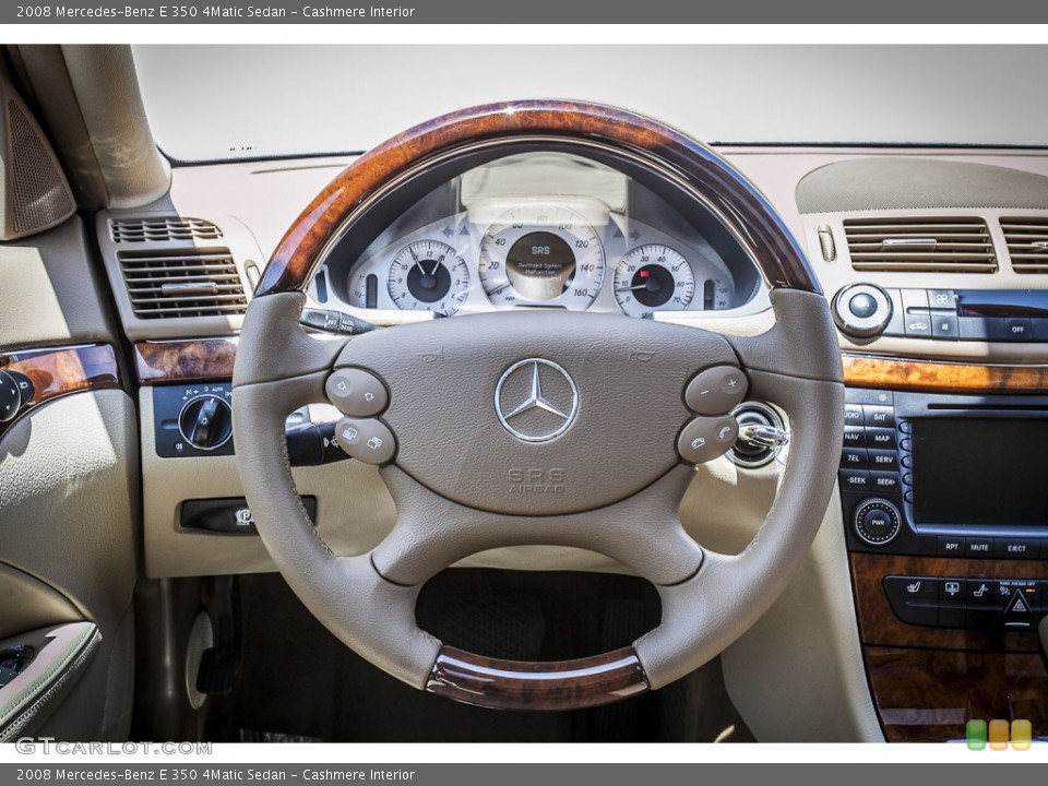 Cashmere Interior Steering Wheel for the 2008 Mercedes-Benz E 350 4Matic Sedan #80145474