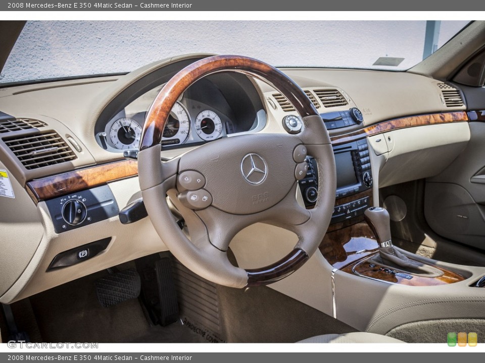 Cashmere Interior Dashboard for the 2008 Mercedes-Benz E 350 4Matic Sedan #80145549
