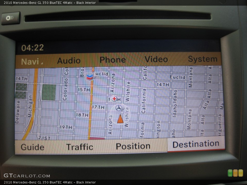 Black Interior Navigation for the 2010 Mercedes-Benz GL 350 BlueTEC 4Matic #80146308