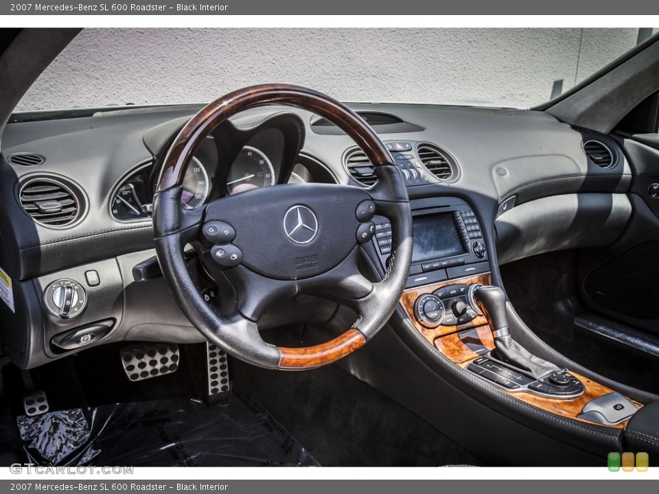 Black Interior Dashboard for the 2007 Mercedes-Benz SL 600 Roadster #80147490