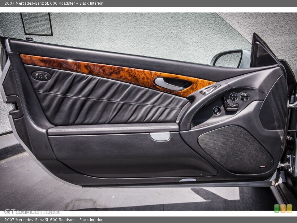 Black Interior Door Panel for the 2007 Mercedes-Benz SL 600 Roadster #80147527