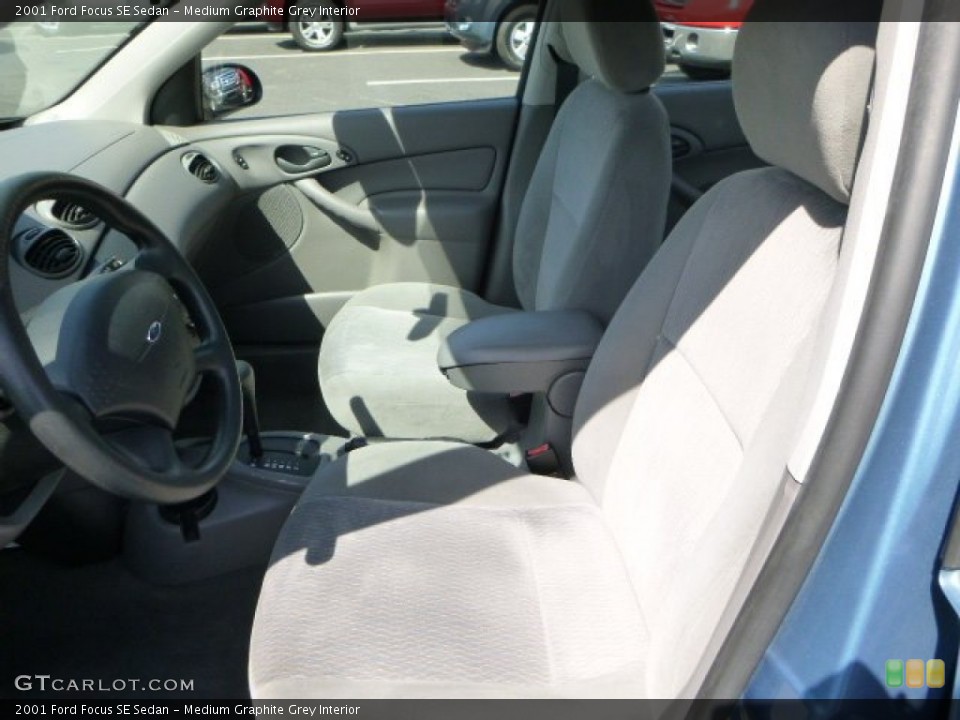 Medium Graphite Grey Interior Front Seat for the 2001 Ford Focus SE Sedan #80147847