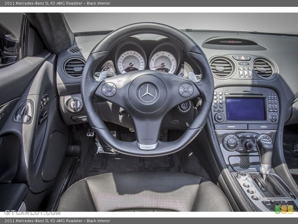Black Interior Steering Wheel for the 2011 Mercedes-Benz SL 63 AMG Roadster #80148876
