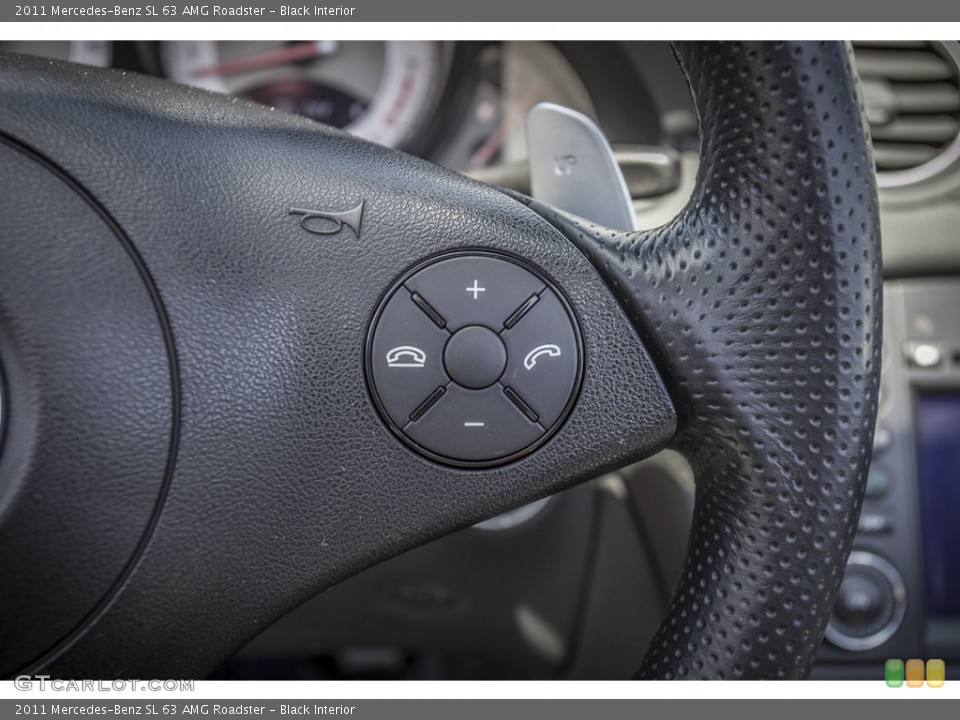 Black Interior Controls for the 2011 Mercedes-Benz SL 63 AMG Roadster #80149240