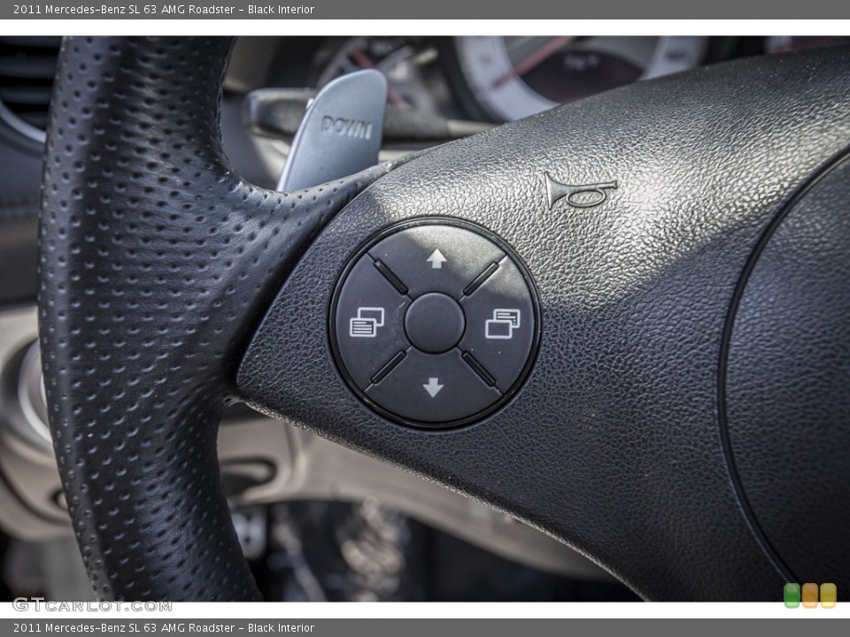 Black Interior Controls for the 2011 Mercedes-Benz SL 63 AMG Roadster #80149269