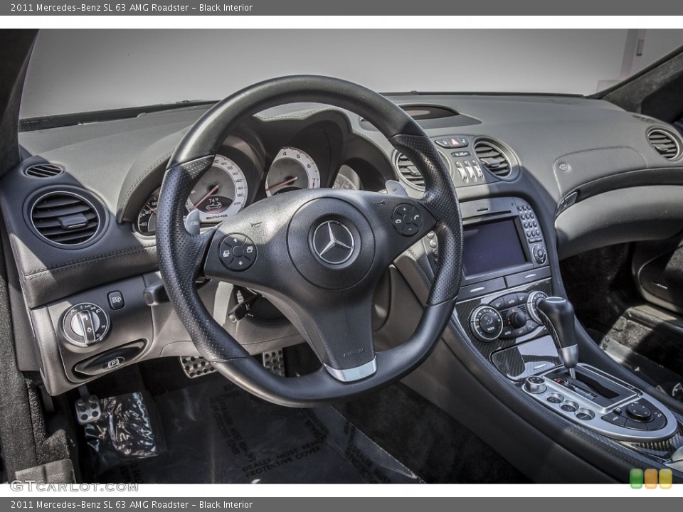 Black Interior Dashboard for the 2011 Mercedes-Benz SL 63 AMG Roadster #80149298