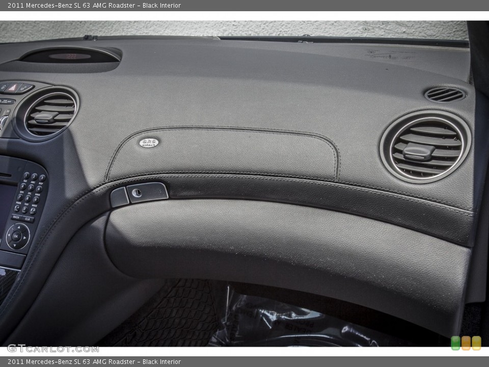 Black Interior Dashboard for the 2011 Mercedes-Benz SL 63 AMG Roadster #80149414