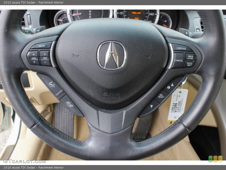 Parchment Interior Steering Wheel for the 2010 Acura TSX Sedan #80149503