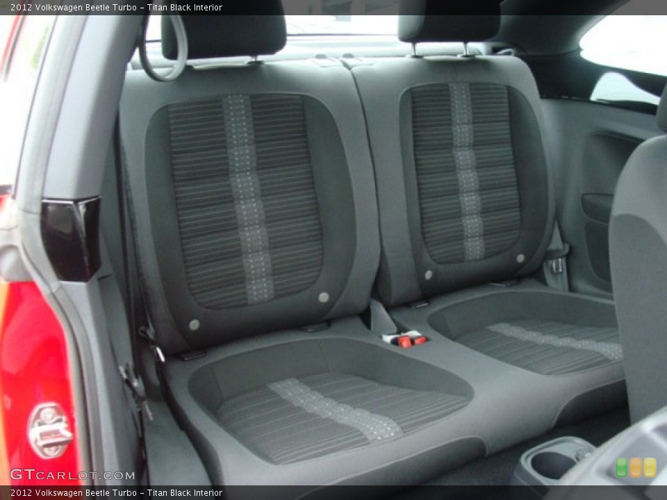 Titan Black Interior Rear Seat for the 2012 Volkswagen Beetle Turbo #80149674
