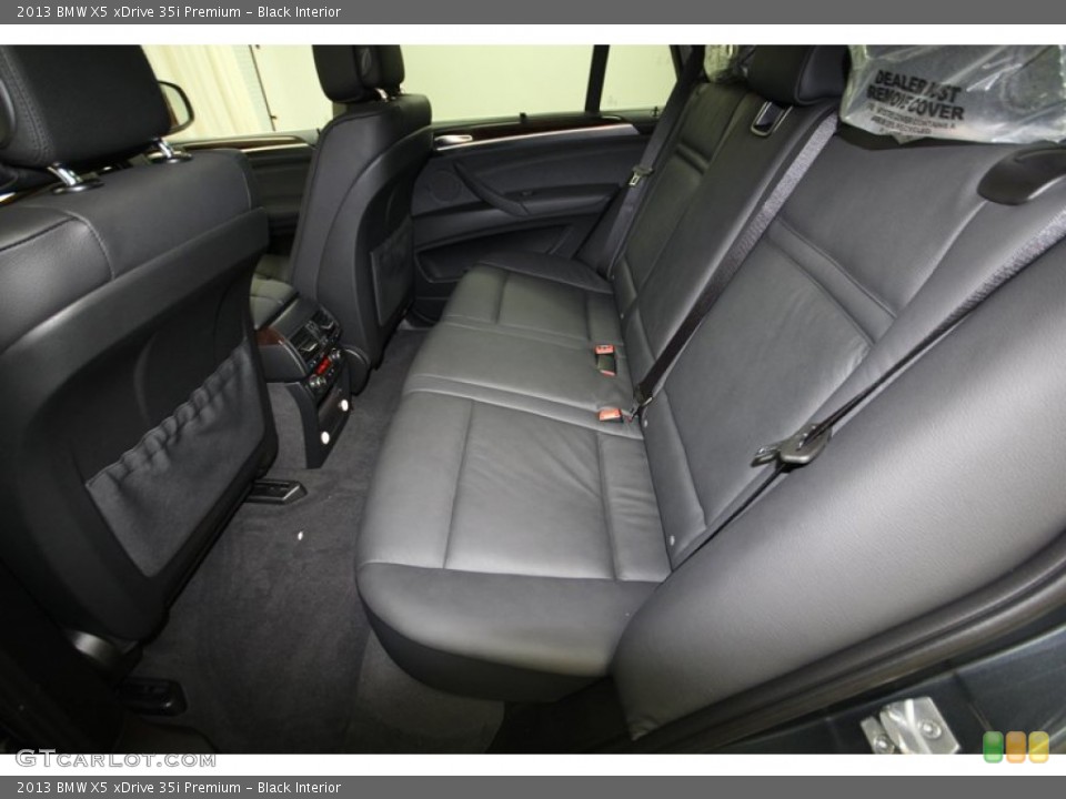 Black Interior Rear Seat for the 2013 BMW X5 xDrive 35i Premium #80151722