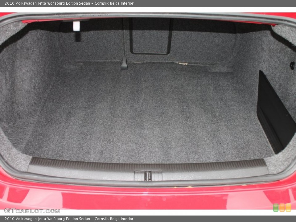 Cornsilk Beige Interior Trunk for the 2010 Volkswagen Jetta Wolfsburg Edition Sedan #80155200