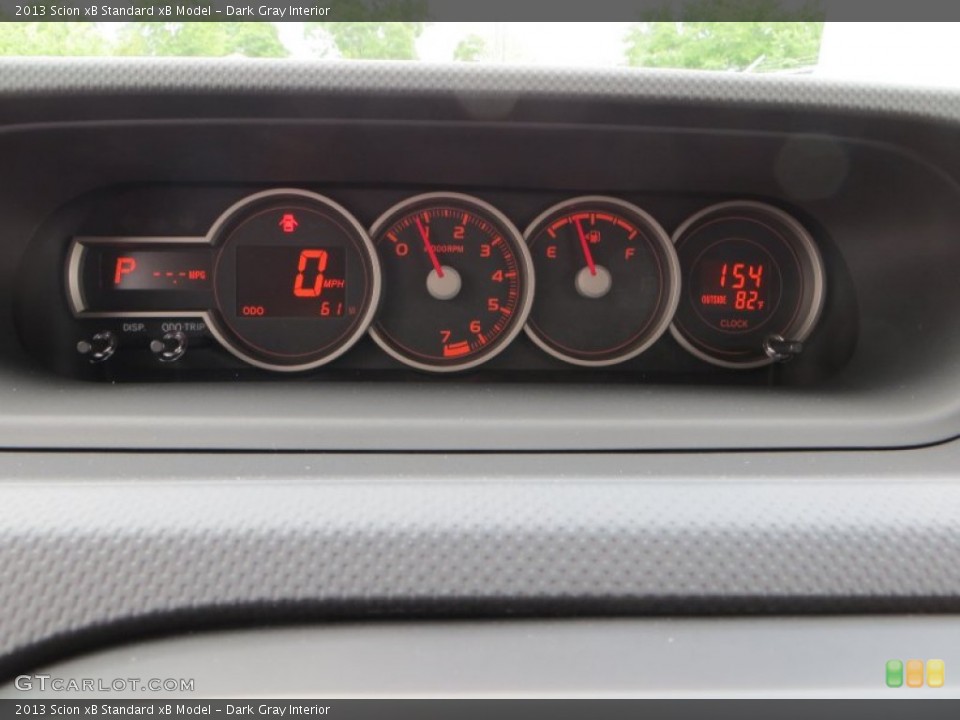 Dark Gray Interior Gauges for the 2013 Scion xB  #80158947