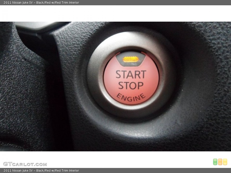 Black/Red w/Red Trim Interior Controls for the 2011 Nissan Juke SV #80161554