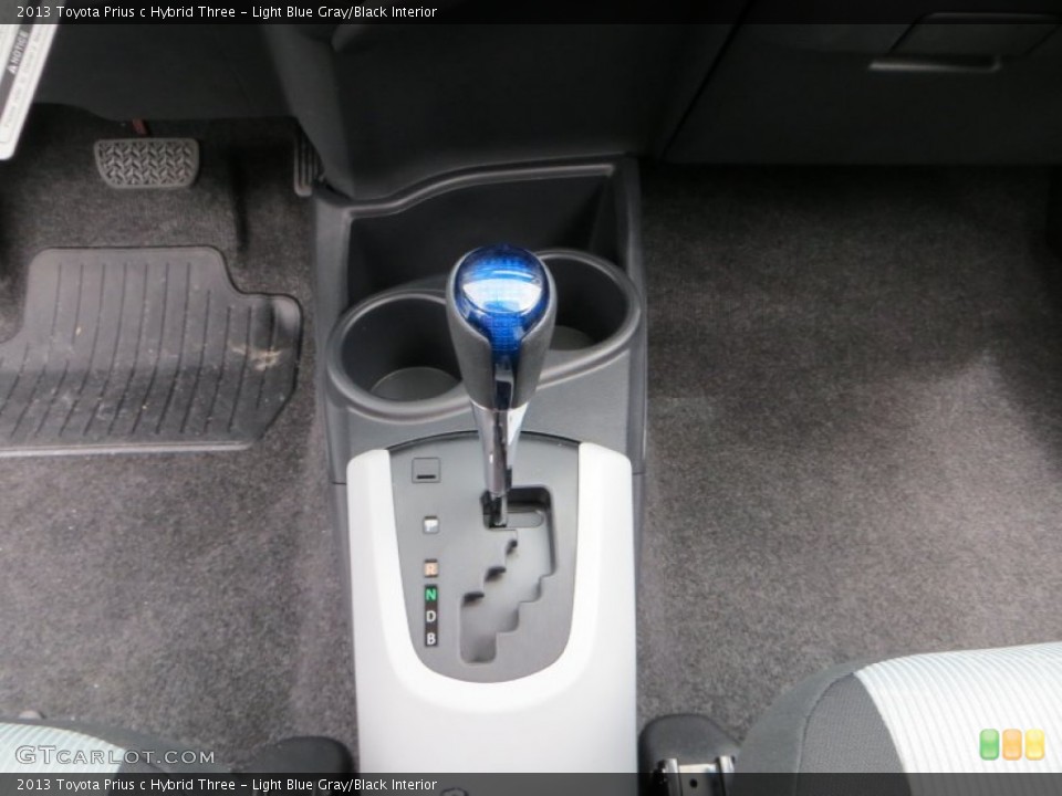 Light Blue Gray/Black Interior Transmission for the 2013 Toyota Prius c Hybrid Three #80161671