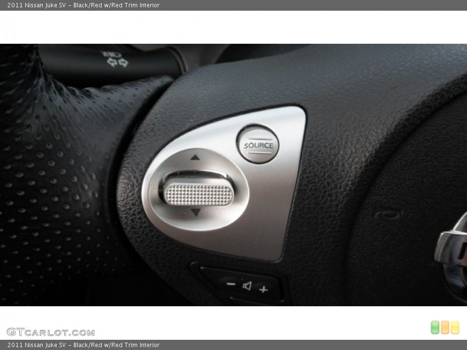 Black/Red w/Red Trim Interior Controls for the 2011 Nissan Juke SV #80161770