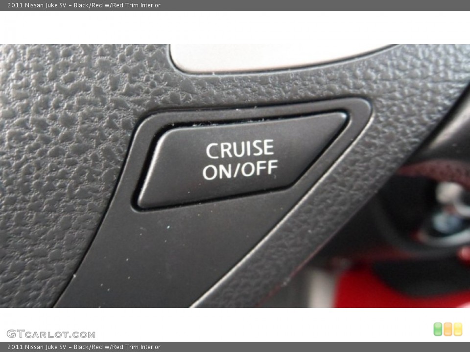 Black/Red w/Red Trim Interior Controls for the 2011 Nissan Juke SV #80161800