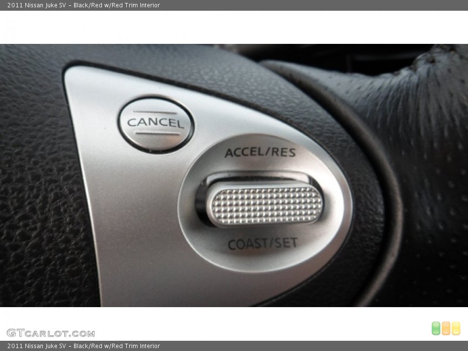 Black/Red w/Red Trim Interior Controls for the 2011 Nissan Juke SV #80161815