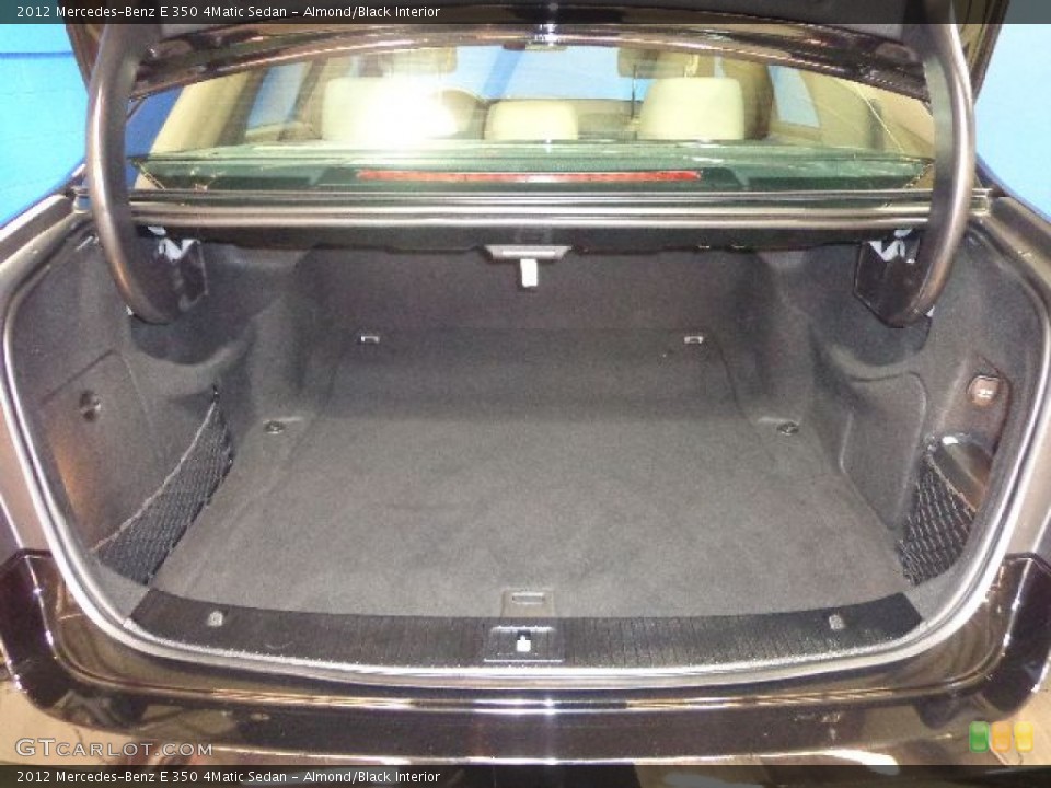 Almond/Black Interior Trunk for the 2012 Mercedes-Benz E 350 4Matic Sedan #80161977