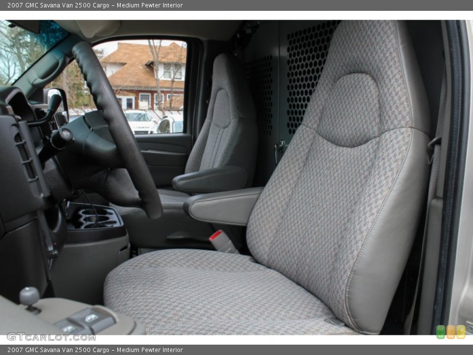 Medium Pewter Interior Front Seat for the 2007 GMC Savana Van 2500 Cargo #80163024