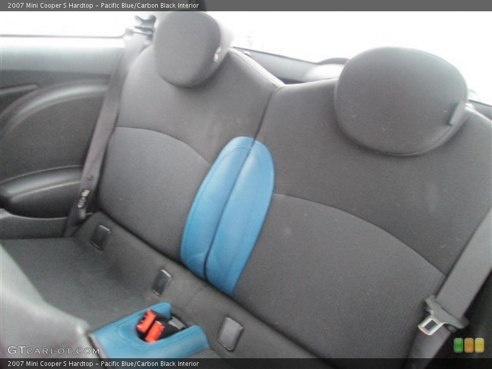 Pacific Blue/Carbon Black Interior Rear Seat for the 2007 Mini Cooper S Hardtop #80163169