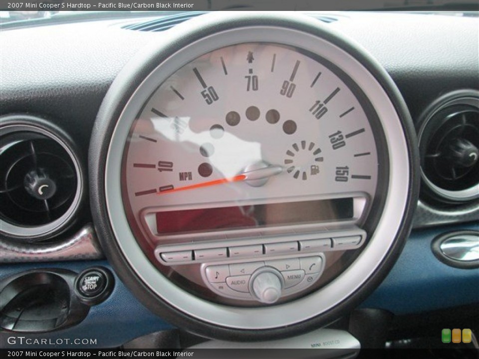 Pacific Blue/Carbon Black Interior Gauges for the 2007 Mini Cooper S Hardtop #80163243