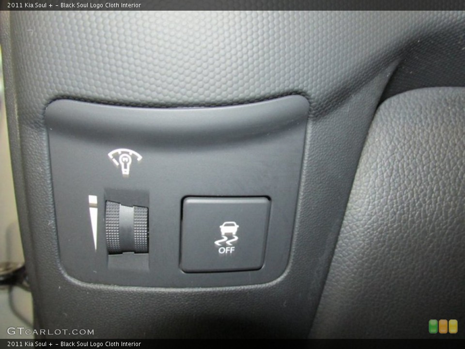 Black Soul Logo Cloth Interior Controls for the 2011 Kia Soul + #80164242