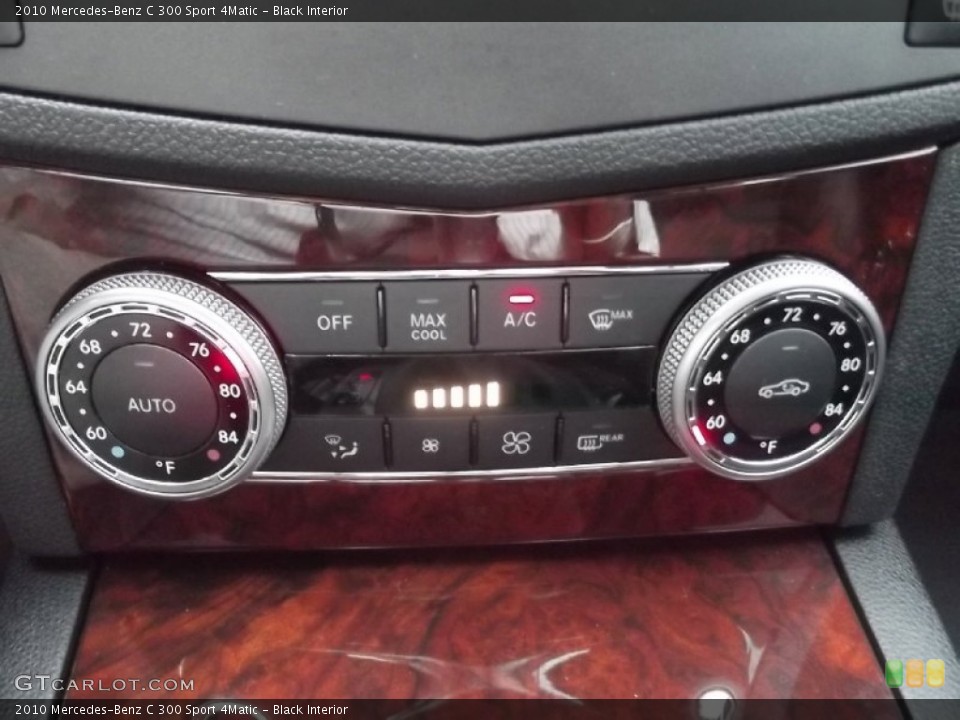 Black Interior Controls for the 2010 Mercedes-Benz C 300 Sport 4Matic #80164455