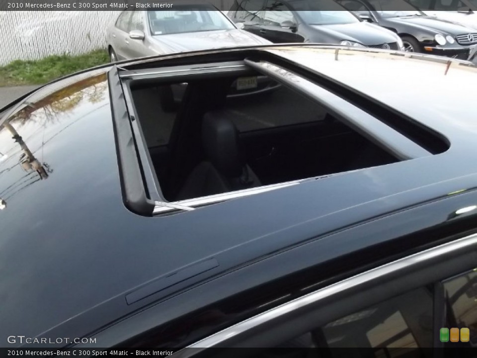 Black Interior Sunroof for the 2010 Mercedes-Benz C 300 Sport 4Matic #80164505