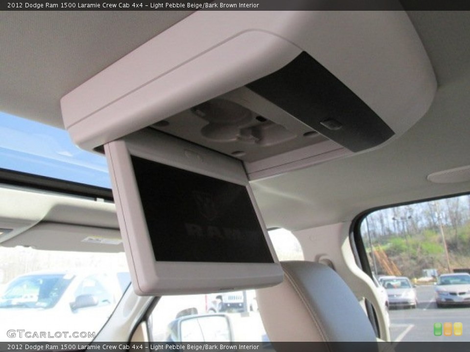 Light Pebble Beige/Bark Brown Interior Entertainment System for the 2012 Dodge Ram 1500 Laramie Crew Cab 4x4 #80167878