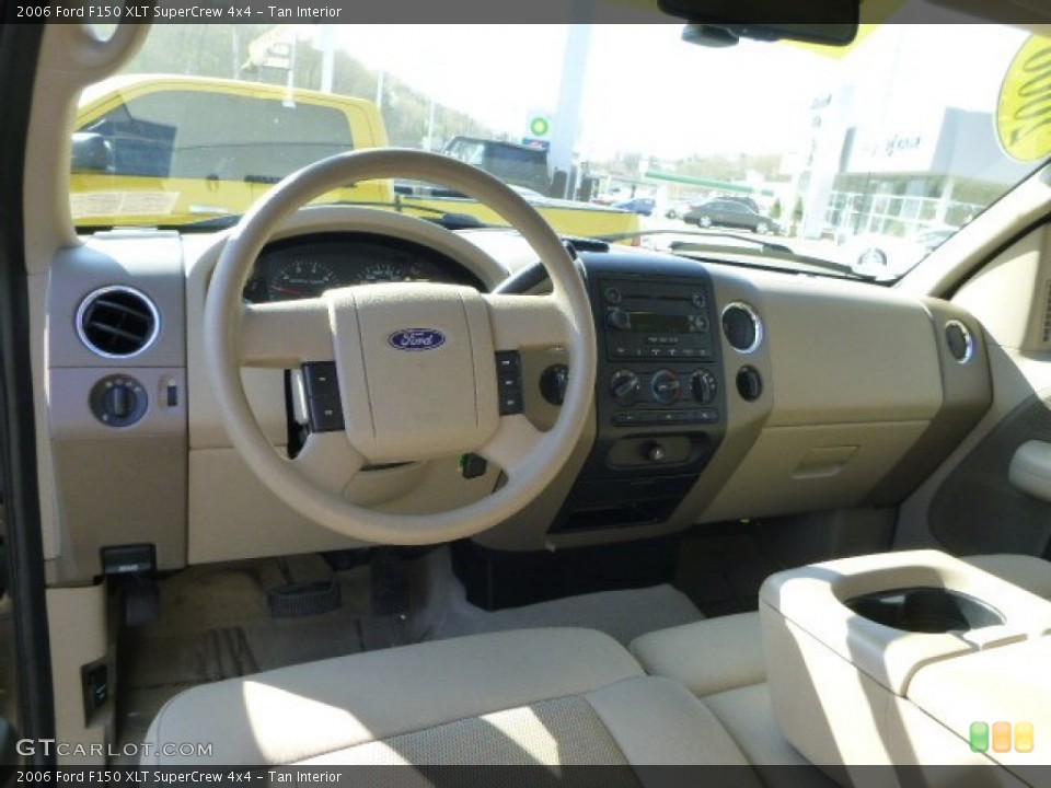 Tan Interior Prime Interior for the 2006 Ford F150 XLT SuperCrew 4x4 #80168253