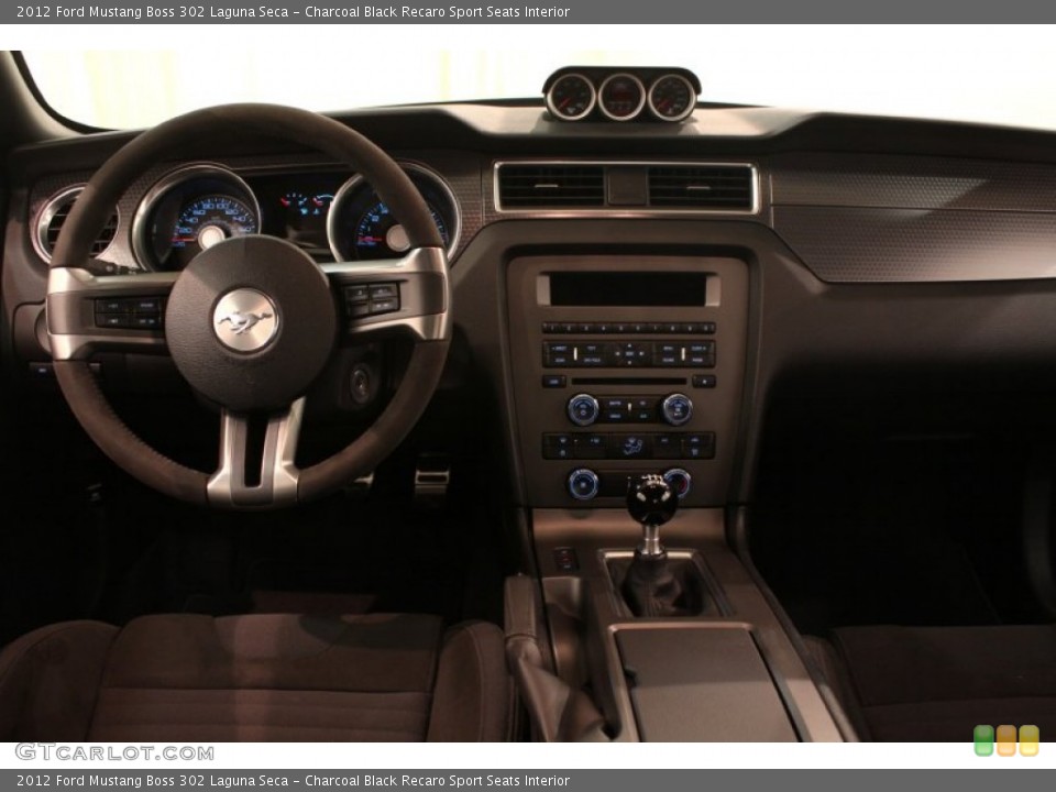 Charcoal Black Recaro Sport Seats Interior Dashboard for the 2012 Ford Mustang Boss 302 Laguna Seca #80169532