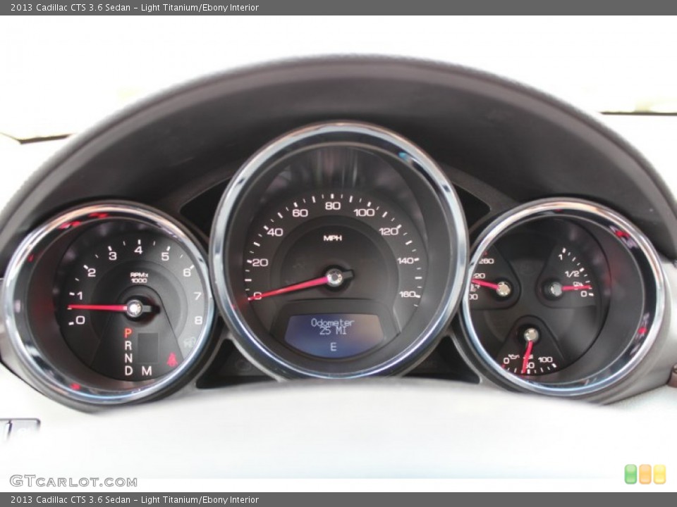 Light Titanium/Ebony Interior Gauges for the 2013 Cadillac CTS 3.6 Sedan #80169827