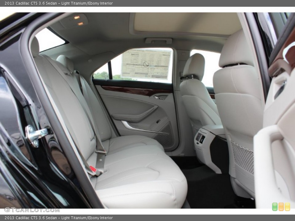 Light Titanium/Ebony Interior Rear Seat for the 2013 Cadillac CTS 3.6 Sedan #80169988