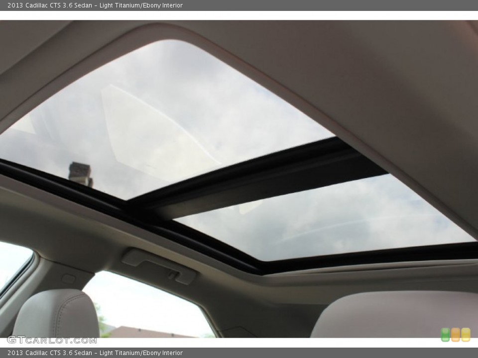 Light Titanium/Ebony Interior Sunroof for the 2013 Cadillac CTS 3.6 Sedan #80170032