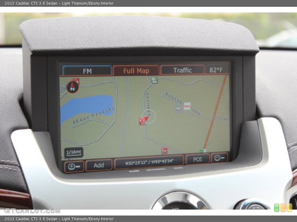 Light Titanium/Ebony Interior Navigation for the 2013 Cadillac CTS 3.6 Sedan #80170047