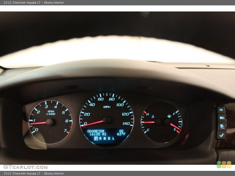 Ebony Interior Gauges for the 2013 Chevrolet Impala LT #80170780