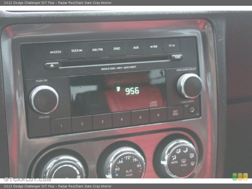 Radar Red/Dark Slate Gray Interior Audio System for the 2013 Dodge Challenger SXT Plus #80171319