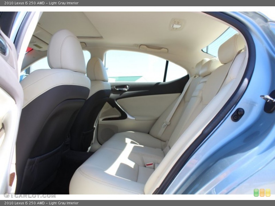 Light Gray Interior Rear Seat for the 2010 Lexus IS 250 AWD #80171484