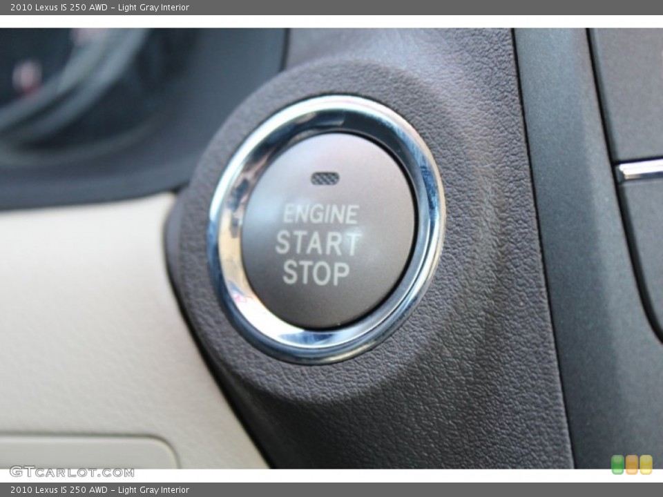 Light Gray Interior Controls for the 2010 Lexus IS 250 AWD #80171527