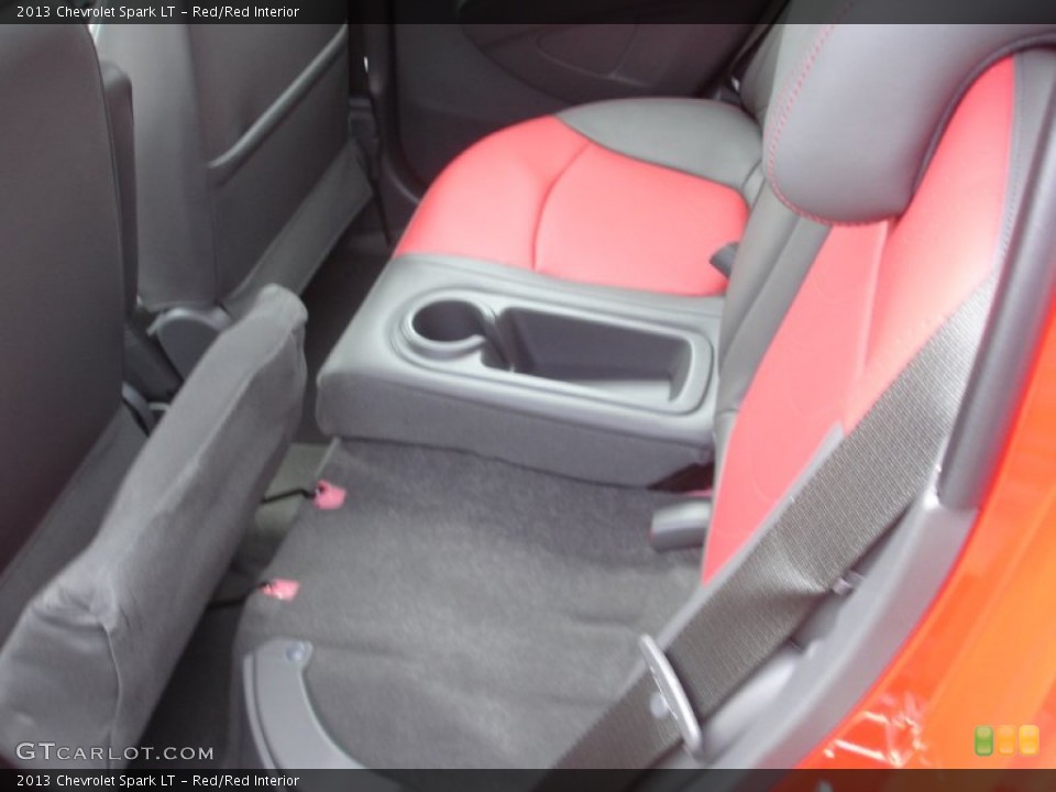 Red/Red Interior Rear Seat for the 2013 Chevrolet Spark LT #80171661