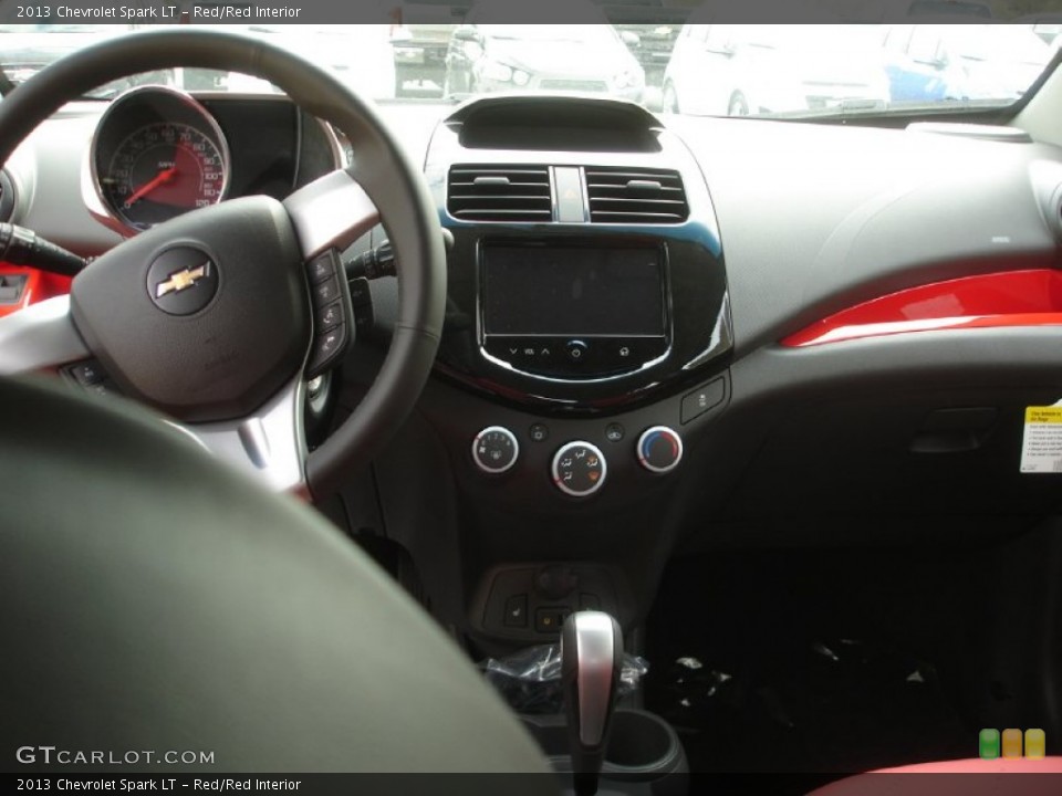 Red/Red Interior Dashboard for the 2013 Chevrolet Spark LT #80171664