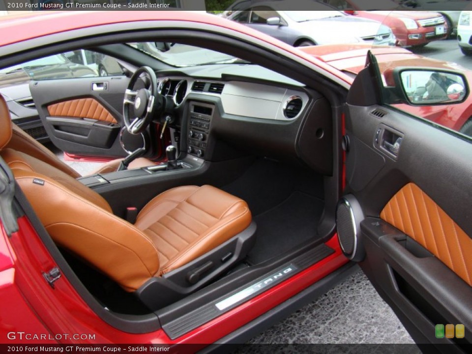 Saddle Interior Photo for the 2010 Ford Mustang GT Premium Coupe #80175058