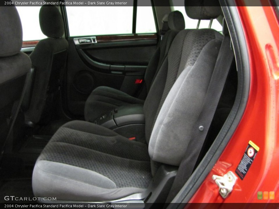 Dark Slate Gray Interior Rear Seat for the 2004 Chrysler Pacifica  #80175548