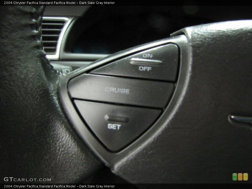 Dark Slate Gray Interior Controls for the 2004 Chrysler Pacifica  #80175760