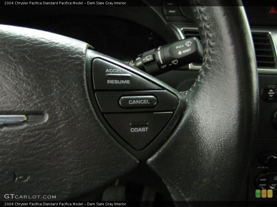 Dark Slate Gray Interior Controls for the 2004 Chrysler Pacifica  #80175778