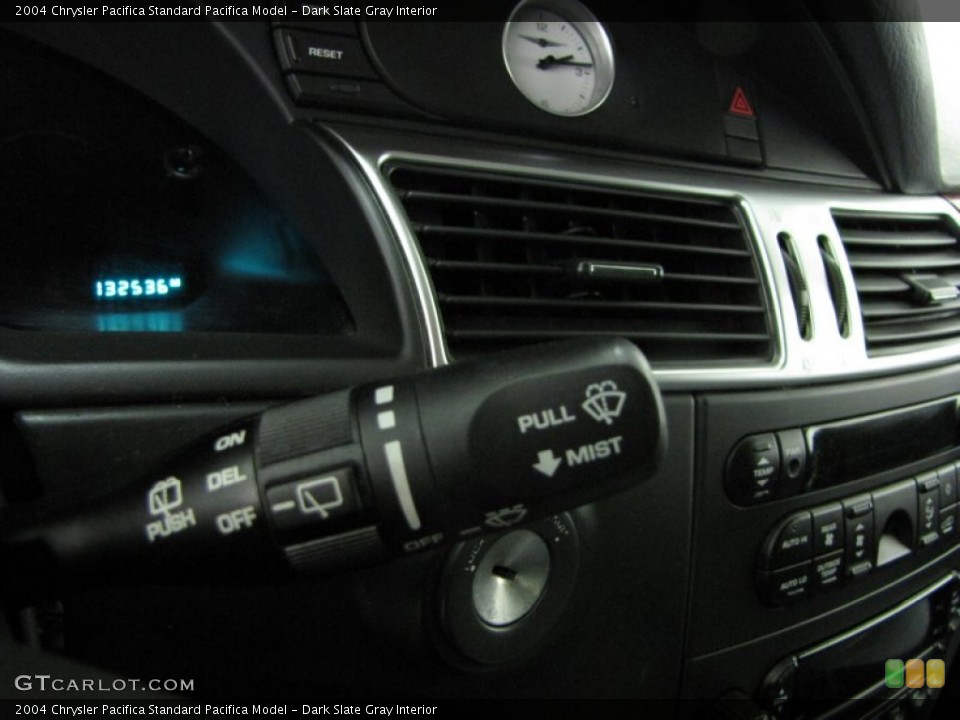 Dark Slate Gray Interior Controls for the 2004 Chrysler Pacifica  #80175817