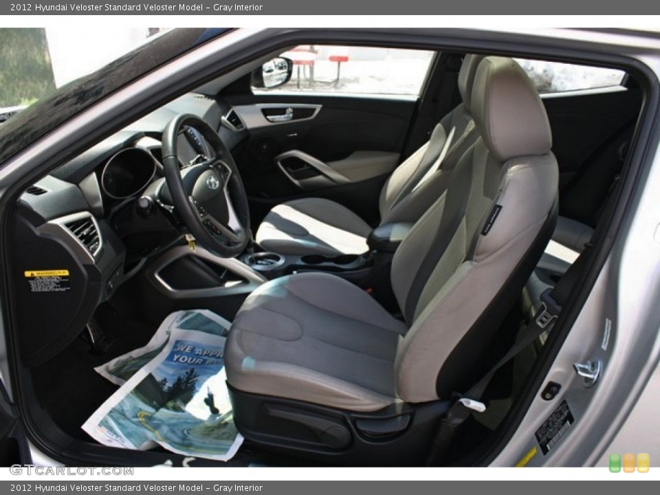 Gray Interior Front Seat for the 2012 Hyundai Veloster  #80176387