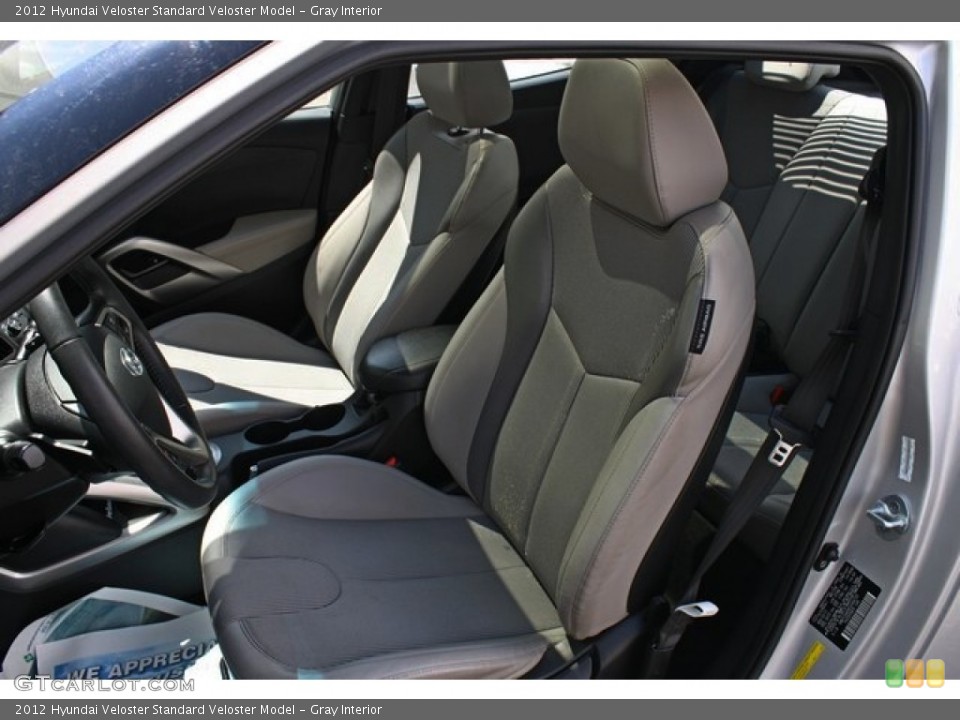 Gray Interior Front Seat for the 2012 Hyundai Veloster  #80176408