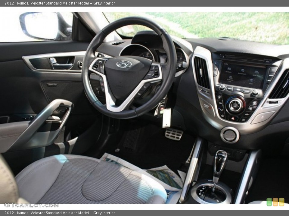 Gray Interior Dashboard for the 2012 Hyundai Veloster  #80176426