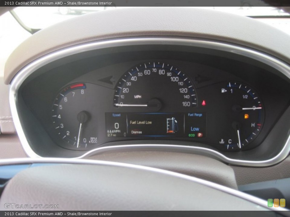 Shale/Brownstone Interior Gauges for the 2013 Cadillac SRX Premium AWD #80176535